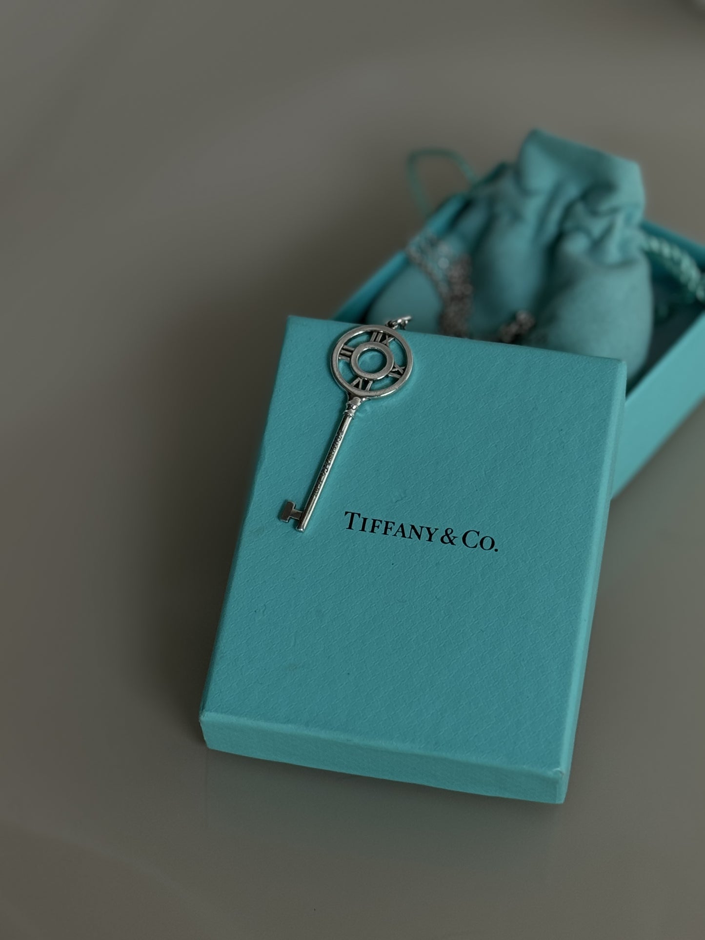 Tiffany & Co. Atlas Sterling Silver key