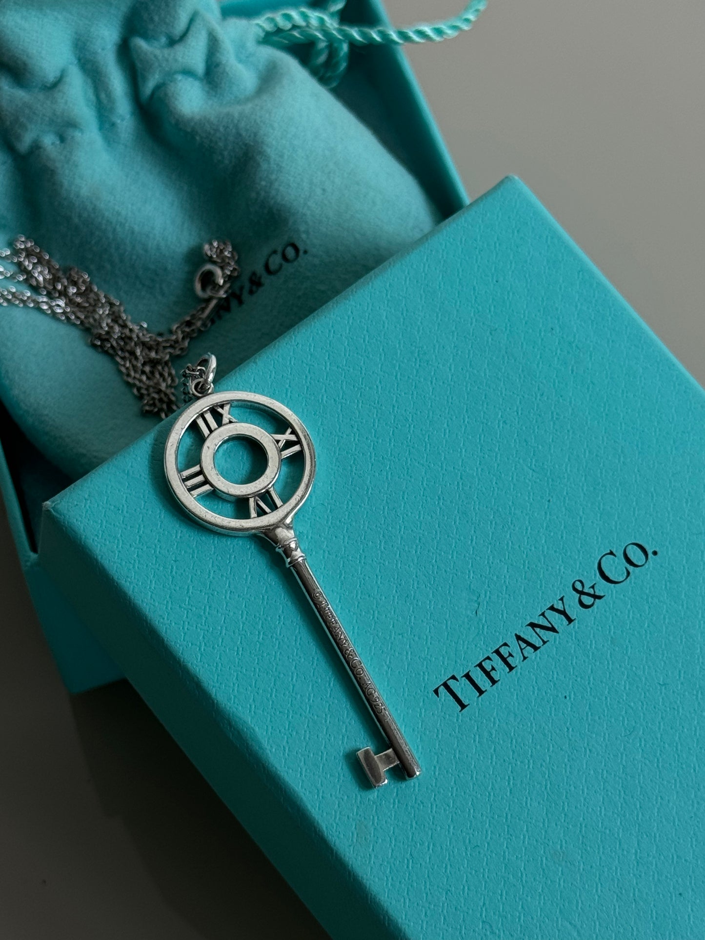 Tiffany & Co. Atlas Sterling Silver key